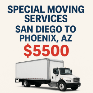 san diego to phoenix moving services