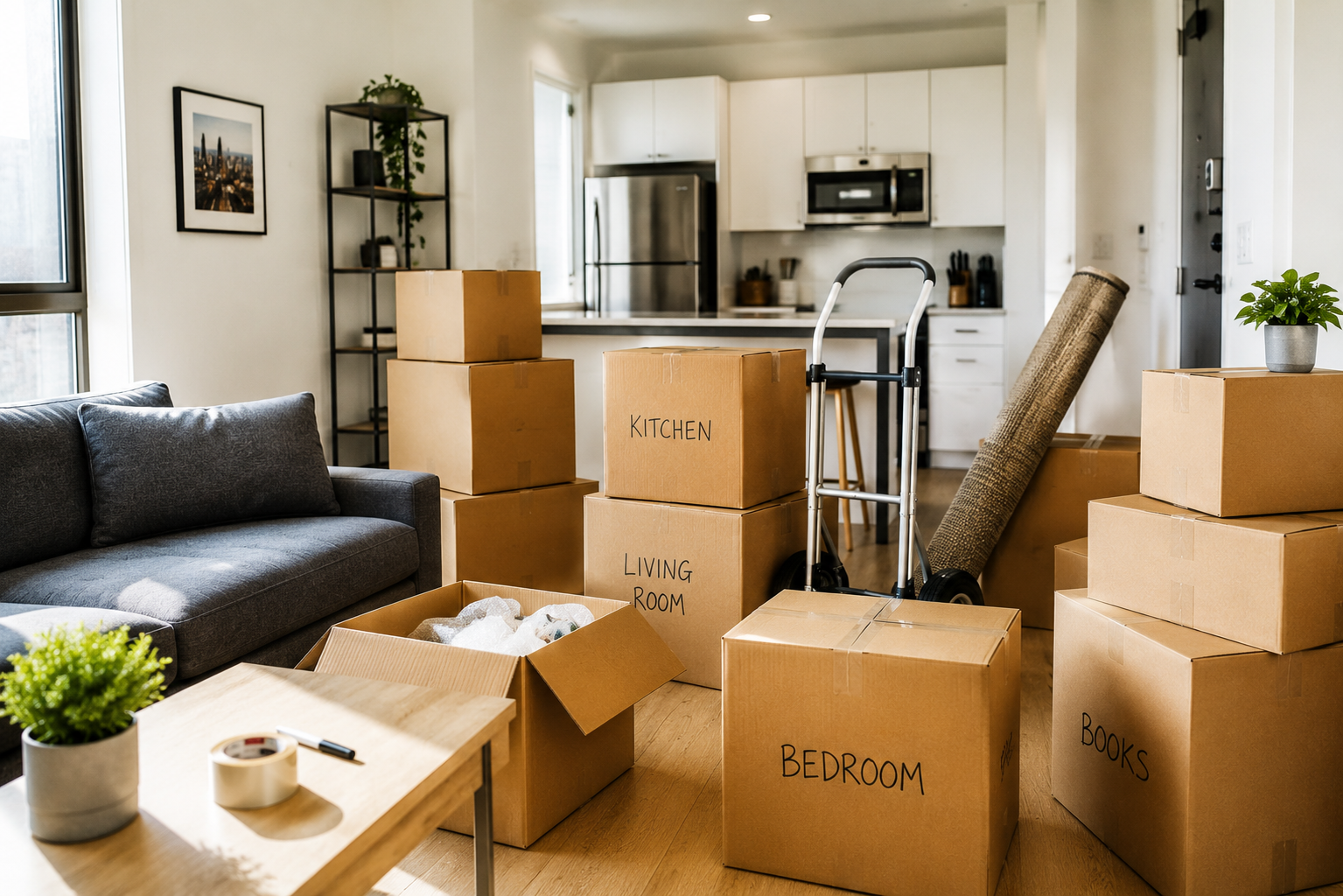 1 Bedroom Apartment Moving Cost